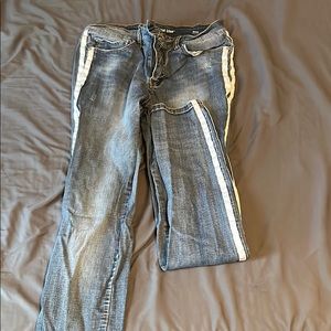 Original Use Skinny striped jeans